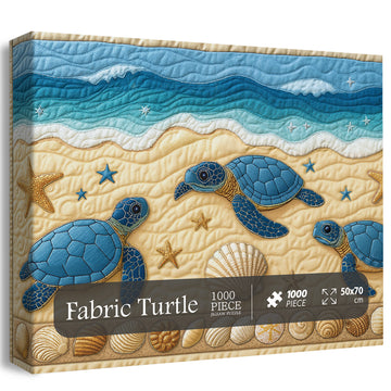 Pun puzzle 1000 pezzi di puzzina di tartaruga in tessuto 1000 pezzi